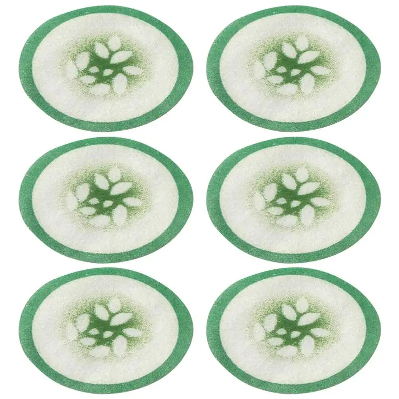 100 kozarcev za Enkratno uporabo Non-woven Natisnjeni Kumare Vzorec Oči Masko Papir Natisnjeni Oči Masko (Zelena)