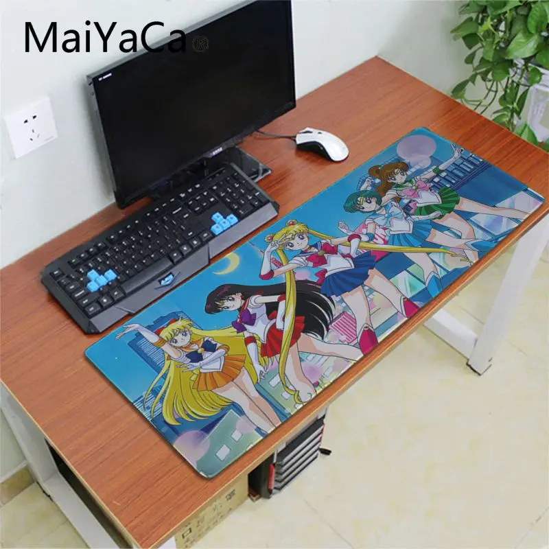 MaiYaCa Sailor Moon anime Gume Miško Mat Pad gaming mousepads Tabela Tipkovnico anime mouse pad igralec Hitrost Različica desk mat