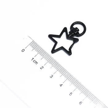 REGELIN 10pcs/veliko Zvezda oblike Ključnih Verige Jastog Key Ring Pom Darilo Za Ženske Dekle Vrečko Obesek Čar Ključnih verige Modni Nakit