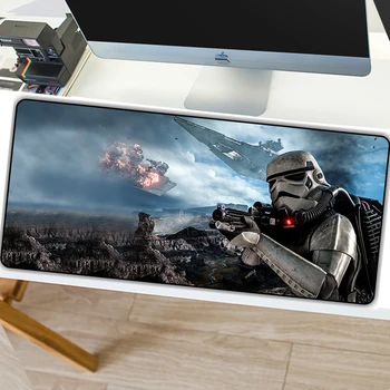 SOVAWIN 800mm*300 mm Star Wars Podloge za Miško XL Mousepad Naravnih Rubbe Non-slip Gaming Mouse Pad Mat Zaklepanje Rob za PC Namizje