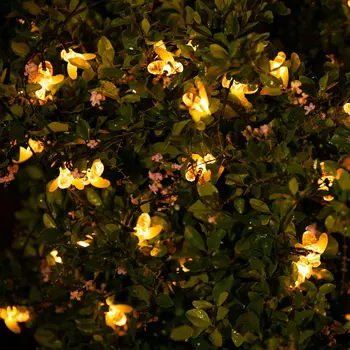 Sončne Čebel Niz Luči na Prostem Čebelami Pravljice Luči za Terasi, Dvorišču, Vrt Travo Poroko Božič Stranka Dekor (Topla Bela)