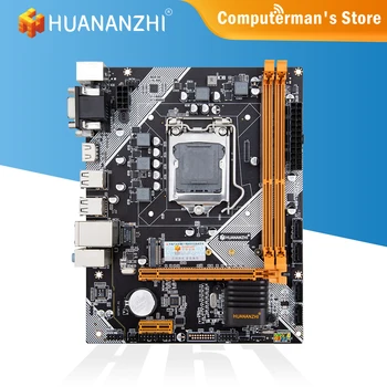 HUANANZHI H61 matična plošča Intel XEON LGA 1155 i3 i5, i7 Vse vrste CPU DDR3 NON-ECC pomnilnik USB, SATA, VGA DVI HDMI