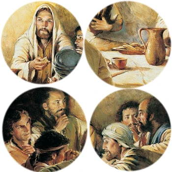 Klasične Plakatov in Fotografij Wall Art Platno Slikarstvo je Jezus pri Zadnji Večerji Dekorativno Slikarstvo za Dnevni Sobi Doma Dekor