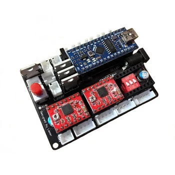 2axis Controller Board USB Laser Voznik CNC Lasersko Rezalnik Graviranje Stroj Mainboard Koračnih Motornih Voznik, Podporo CNCC, GRBL