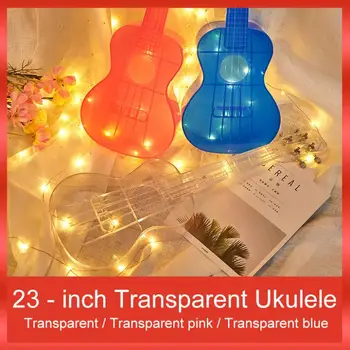 23 Palčni Koncert Ukulele Pregleden Materialu PC Sestavni Unibody Lahki Candy Barve Glasbe Uke 4 Strune za Kitaro
