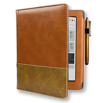 Visoka kakovost knjigo kritje za capa kobo aura N514 model odslej ebook primeru z flip knjige za Rakuten Aura 6 inch 2013
