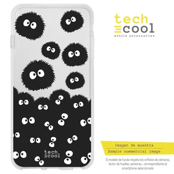 FunnyTech®Silikonsko Ohišje za Xiaomi Mi 10 Lite 5 G l Totoro suwatari prosojno ozadje