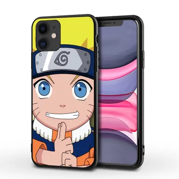 10 KOSOV Veliko Debelo Risanke Ninja Primeru Mobilni Telefon Apple Iphone 6 7 8 11 X Naruto Zaščito Proti udarcem Kritje Anime Tiskanje