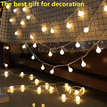 Zunaj Vrtne Luči Niz Vila LED baterijsko 10m 100led svetlobe 2018 božič okraski za dom