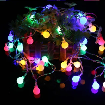 Zunaj Vrtne Luči Niz Vila LED baterijsko 10m 100led svetlobe 2018 božič okraski za dom