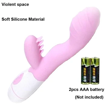 30 Hitrosti Dvojno Vibracije G spot Vibratorji za ženske Klitoris stimulator Čarobno palico massager Dildo, Vibrator sex igrače za ženske