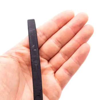 10METER 10 mm black ravno plute kabel vrv na debelo nakit dobave /Ugotovitve OR-311
