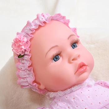 45 cm Lepoto Prerojeni Bebe Lutke Mehki Silikonski Baby Doll Veren Pravi Otroške Igrače Nobena Funkcija Pomiritev Presenečenje Darilo Igrača Za Otroke