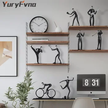 YuryFvna Sodobno minimalistično smolo igralec dekorativne okraske doma dodatki, dnevna soba študija okraski okraski obrti