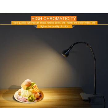LED Namizna Svetilka S Posnetka USB Prilagodljiv Gooseneck Tabela Branje Knjige Luč Za Študij 5V 3W Aluminija Desk Noč Svetlobe