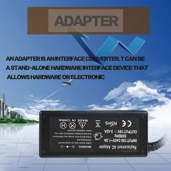Vroče Novih 65W 19V 3.42 A Adapter za Prenosni računalnik Napajanje AC Adapter Polnilec za ACER / Acer Debelo