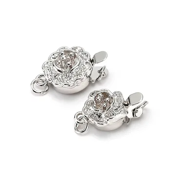 DIY pearl pribor pobakrena platinum slive sponke ogrlica, zapestnica koncu gumb ročno pribor vstavite kos gumbi
