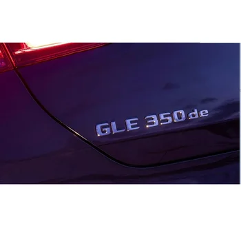 Chrome Črke, Simbole za Mercedes Benz A250e B250e C300e C350e C300de C350de E300e E300de E350e E350de S580eL AMG 4MATIC