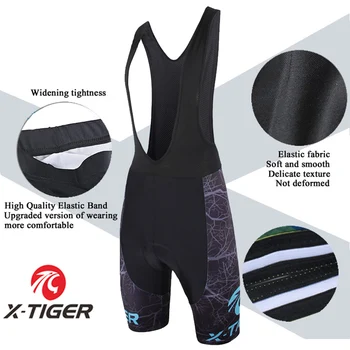 X-Tiger 2020 Pro Poletni Quick-Dry Kolesarjenje Oblačila MTB Kolo Jersey Set Dirke Kolesarska Oblačila Anti-UV Kolesarjenje oblačila Za Moške