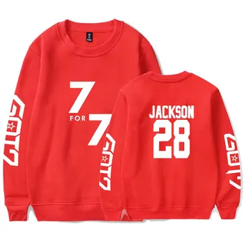 Kpop GOT7 jackson ekipa wang isti runo/svoboden puloverji jopice jesensko zimskih unisex hoodie majica puloverju 4xl trenirko