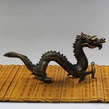 Živali Kip Zmaj Okraski Starinsko Baker Nebesno Obrti Feng Shui Maskota Stari Igralec Domače Zbirke Qinglong Zver