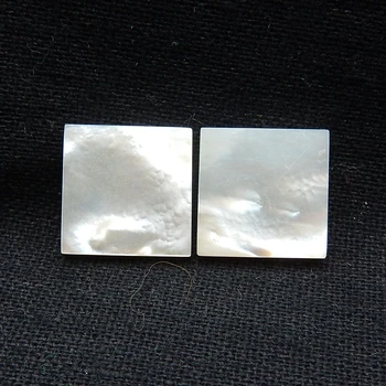 Naravni M. O. P Kvadratnih Gemstone Chrysoprase Piar, 16x16x2.5 mm, 3.5 g