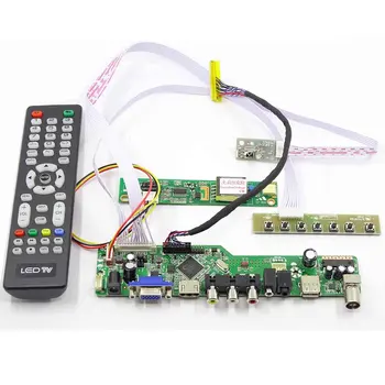Latumab Nov Komplet za LTN154X3-L03 TV+HDMI+VGA+USB+AV LCD LED zaslon Gonilnik Krmilnika Odbor za 15,4