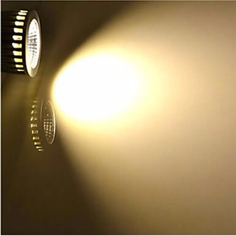 GU10 Žarnica Zatemniti COB Led Žarometi, Svetilke 6W/9W/12W AC85-265V Toplo/Hladno Bele Svetlobe LED Brezplačna Dostava 10pcs/veliko