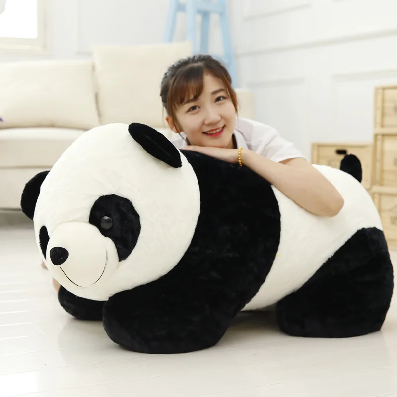 Srčkan Baby Velik Velikan Panda Bear Pliš Plišaste Živali Lutka Živali, Igrače Blazino Risanka Kawaii Lutke Dekleta Darila Knuffels