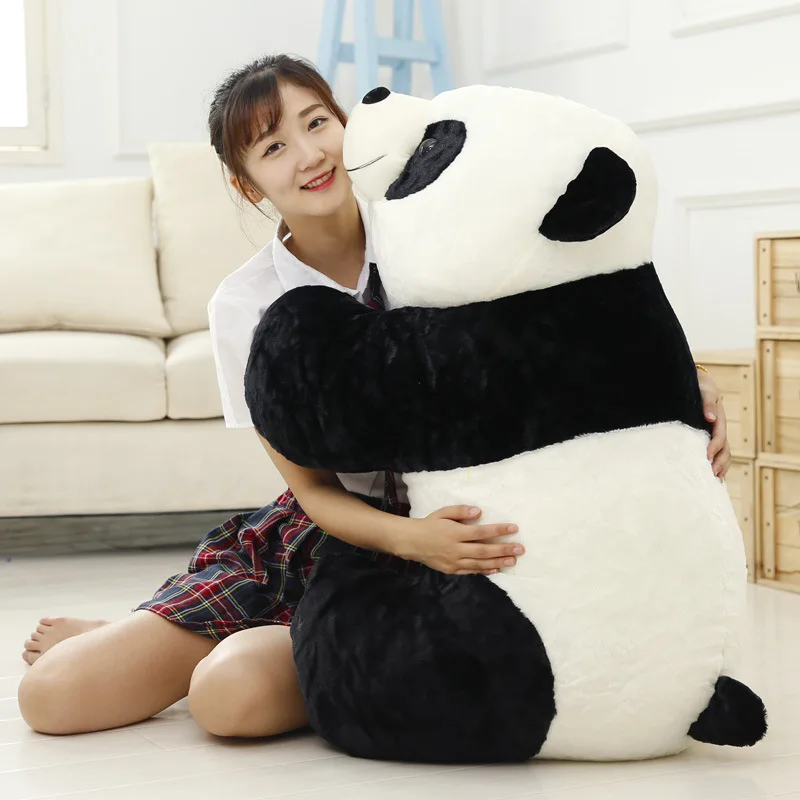 Srčkan Baby Velik Velikan Panda Bear Pliš Plišaste Živali Lutka Živali, Igrače Blazino Risanka Kawaii Lutke Dekleta Darila Knuffels