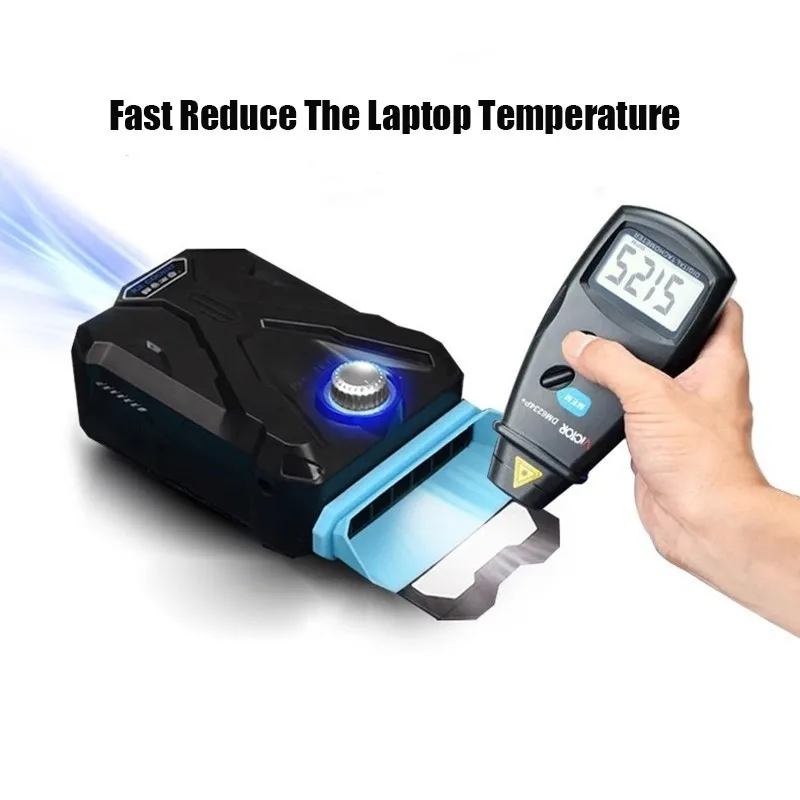 SeenDa Prenosni USB Zraka Črpanje Laptop, Prenosnik, Hladilnik Hlajenje, Tiho delovanje Vakuumske Fan Radiator Hitro Heatsink Nastavljiva Hitrost