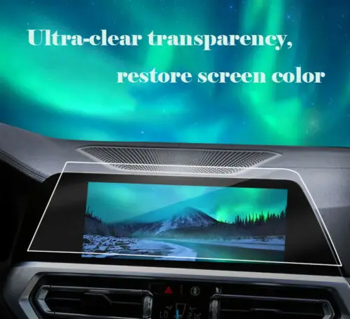 Za BMW Serije 3 G20 2020 GPS Navigacijski Zaslon Steklo Zaščitno folijo nadzorni Plošči PET Zaslon Film Pribor LHD