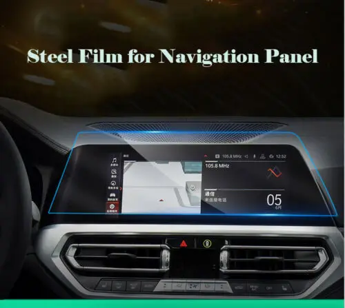 Za BMW Serije 3 G20 2020 GPS Navigacijski Zaslon Steklo Zaščitno folijo nadzorni Plošči PET Zaslon Film Pribor LHD