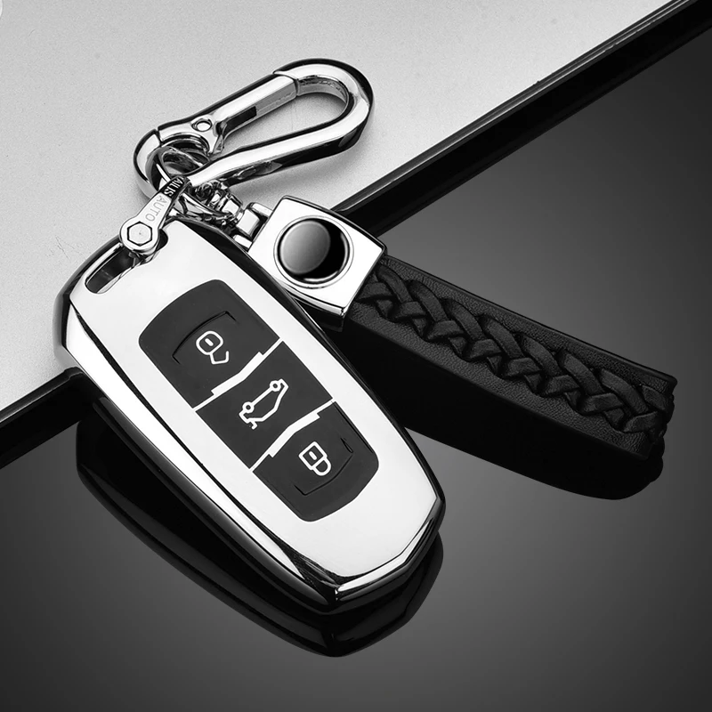 Novo TPU Avto Ključ Primeru Za Geely Atlas Boyue NL3 EX7 Emgrand X7 EmgrarandX7 SUV GT GC9 Borui Avto Smart Key Primeru Zajema Keychain