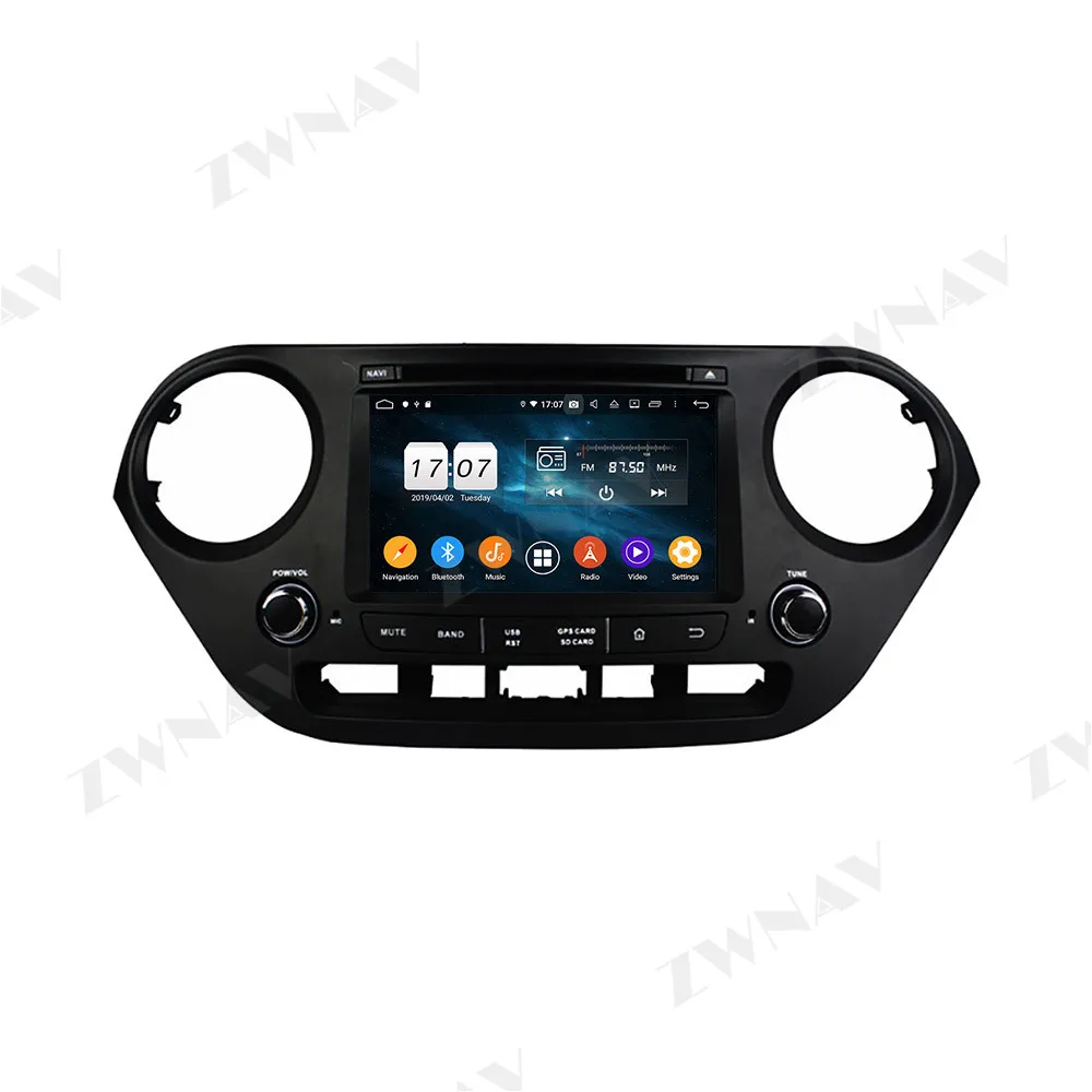 PX6 4+64 Android 10.0 Avto Multimedijski Predvajalnik Hyundai I10 I-10 obdobje 2013-2018 GPS Navi Radio navi stereo IPS, zaslon na Dotik, vodja enote
