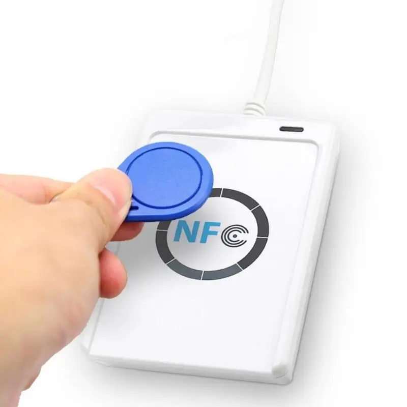 NFC Reader USB ACR122U brezkontaktne pametne ic Kartico in pisatelj rfid kopirni stroj kopirni stroj Duplicator 5pcs tekočina iz Zamenljiva Oznako Kartico Ključne F.o.b.