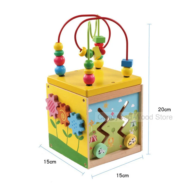 Multifunkcijski Geometrijo Puzzle Več Vzorcev Lesene Igrače Montessori Izobraževalne Lesene Igrače Za Otroke, Otroci Darilo UL2964H