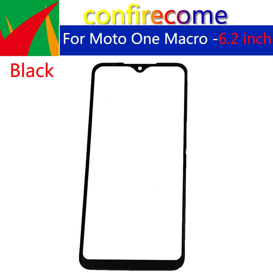 10Pcs\veliko zaslon na Dotik Za Motorola Moto Eno Makro XT2016, Zaslon na Dotik, Sprednji Plošči Steklo Objektiv LCD Zunanji Stekla