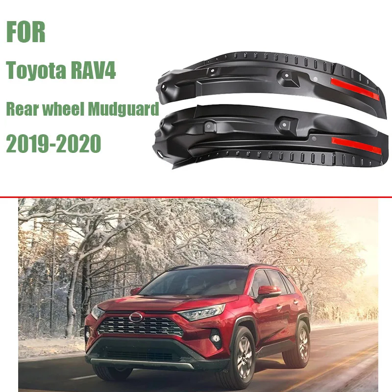Za Toyota RAV4 2019-2020 zadnje kolo fender posebno zadnja vrata, zadnje kolo fender spremembe avto dodatki blatnika 2pcs