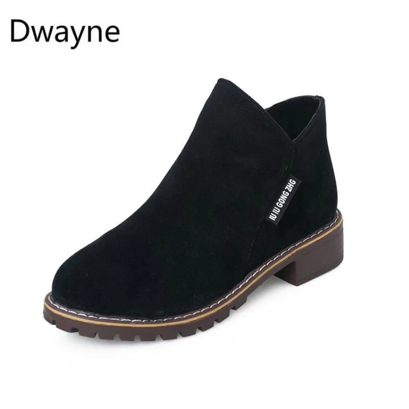 Dwayne Nove Jesensko Zimske Ženske Antilop Škornji Ženske posamezno Škornji ženske Škornji Ravno Oxford čevlji zapatos mujer velikost 35-40