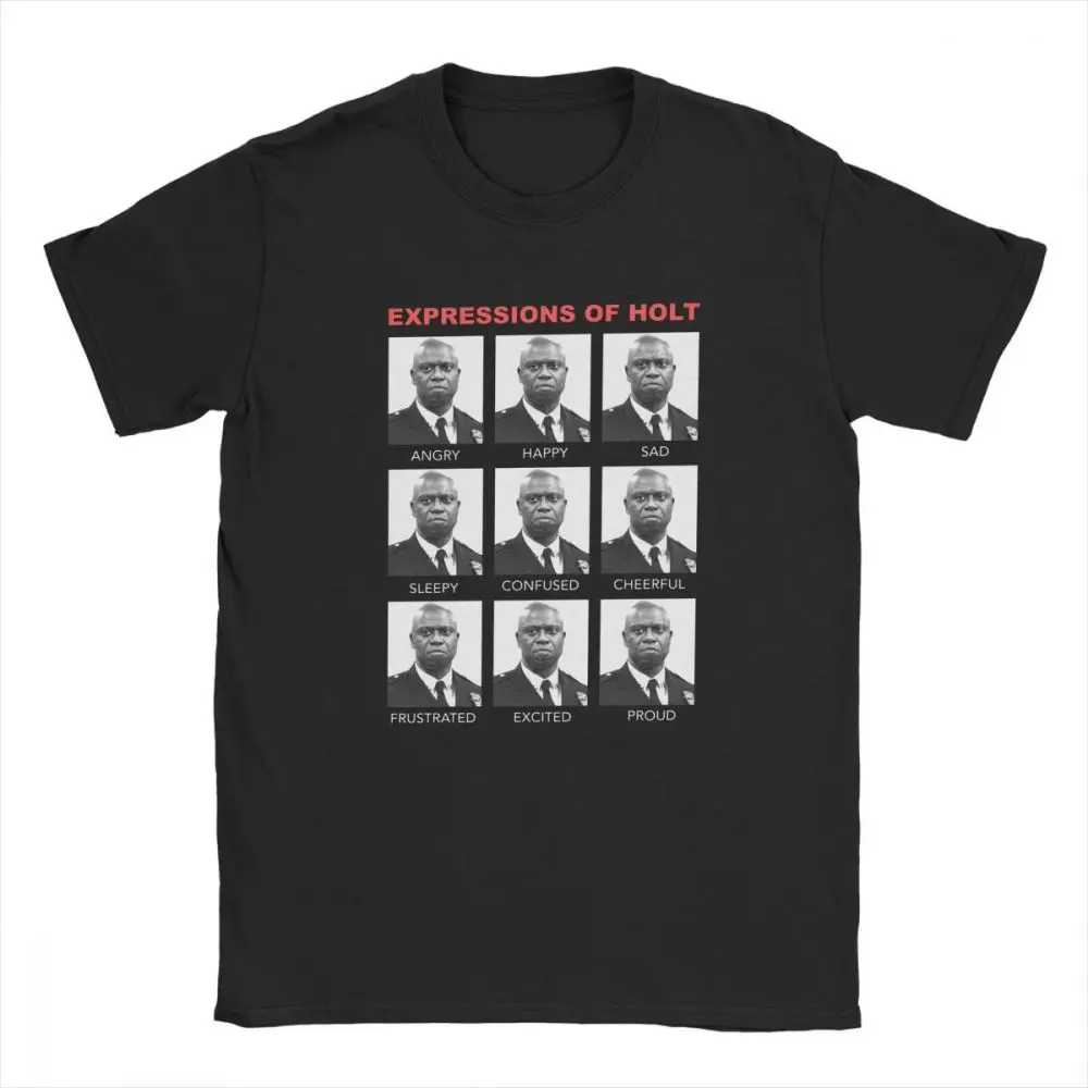 Majica s kratkimi rokavi Moški Izrazi Holt Vrhovi Kul Brooklyn Devet Devet Brooklyn 99 Klasičnih Tees Kratek Rokav Obleke Bombaž O-vratu T-Shirt