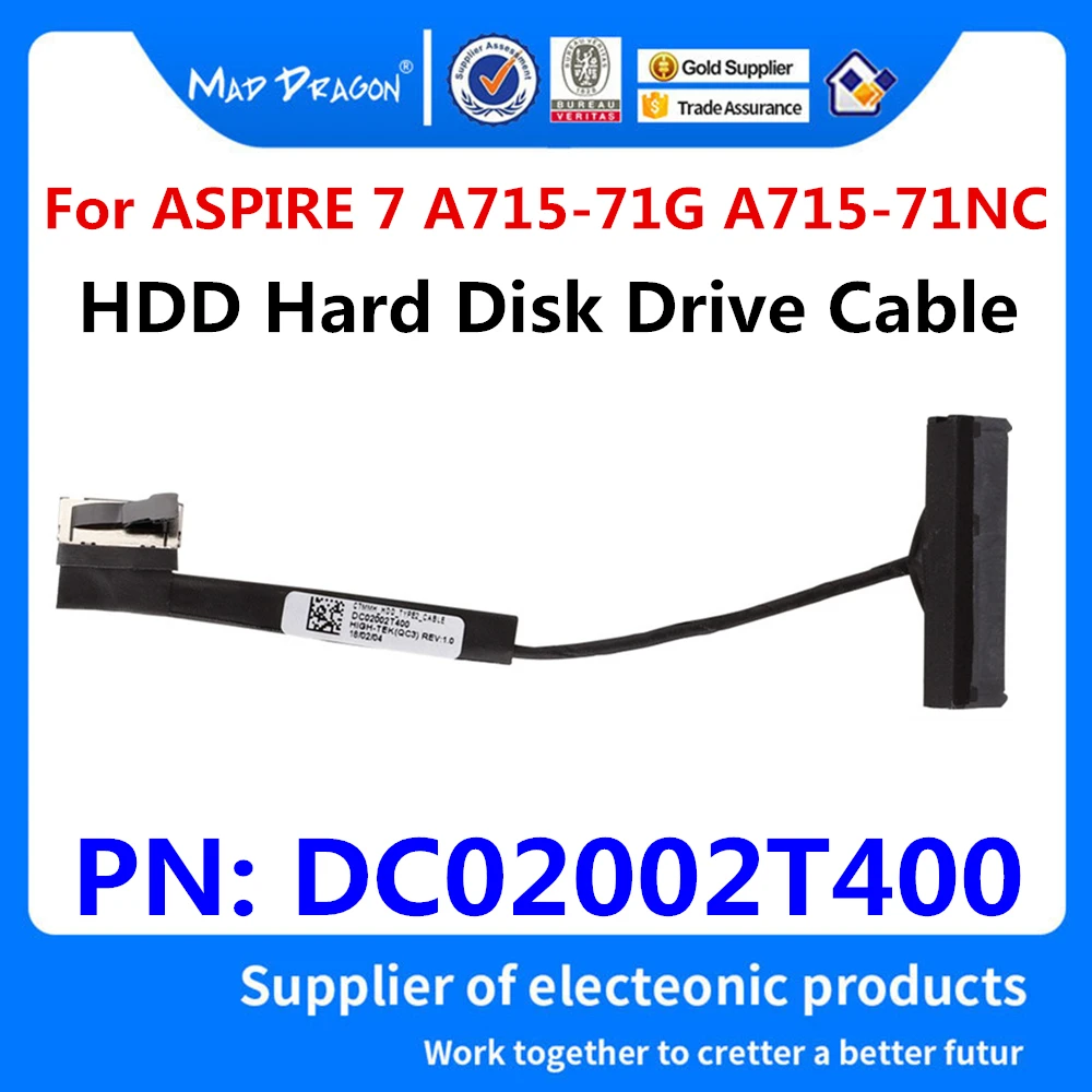 NOV HDD Priključek Flex Kabel Za Acer Aspire A715-71G A715-71NC C7MMH laptop SATA SSD Trdi Disk Adapter žice Kabel DC02002T400