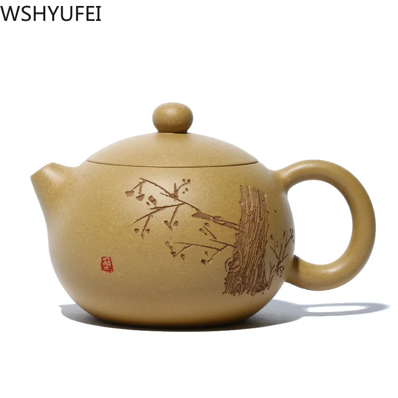 Verodostojno Yixing čajnik vijolično gline xi shi čajnik znanih ročno klasično Čajnik Kitajski rude lepoto grelnik vode Čaj nastavite 170 ml
