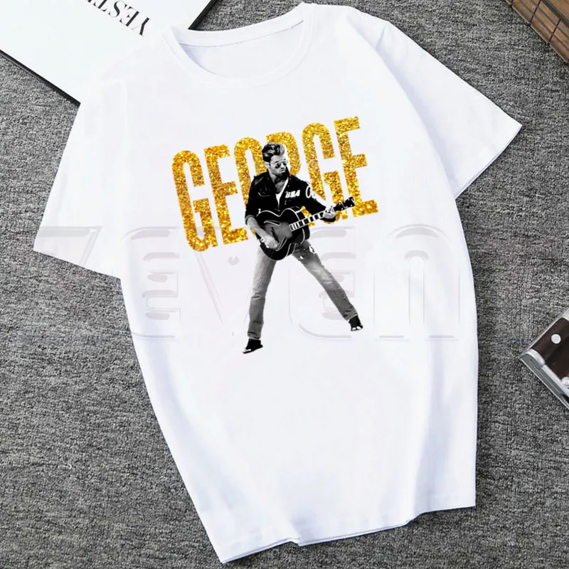 George Michael Izberite Življenje Hip Hop Priložnostne Poletje Moda za Ženske T-shirt Kratek Rokav Ženski zgornji deli oblačil Tees T Srajce Ulične