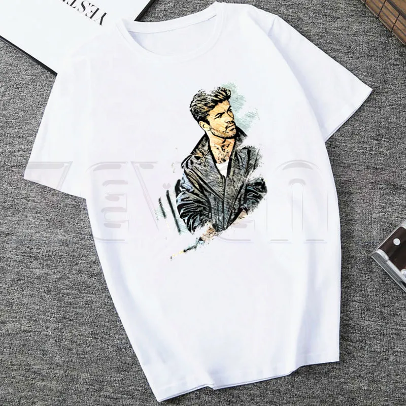 George Michael Izberite Življenje Hip Hop Priložnostne Poletje Moda za Ženske T-shirt Kratek Rokav Ženski zgornji deli oblačil Tees T Srajce Ulične