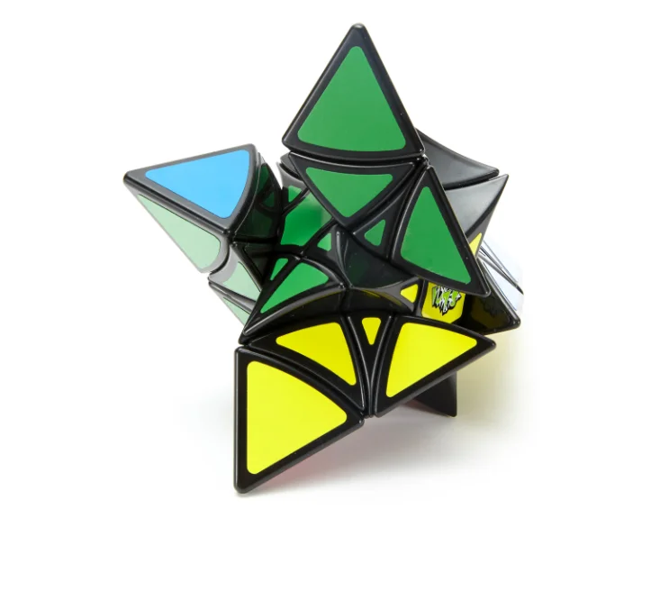 LanLan Ukrivljenih hexagram 3x3 Piramida Magic Cube 3x3x3 cubo magico izobraževalne igrače za otroke neo Hitrost Puzzle strokovno