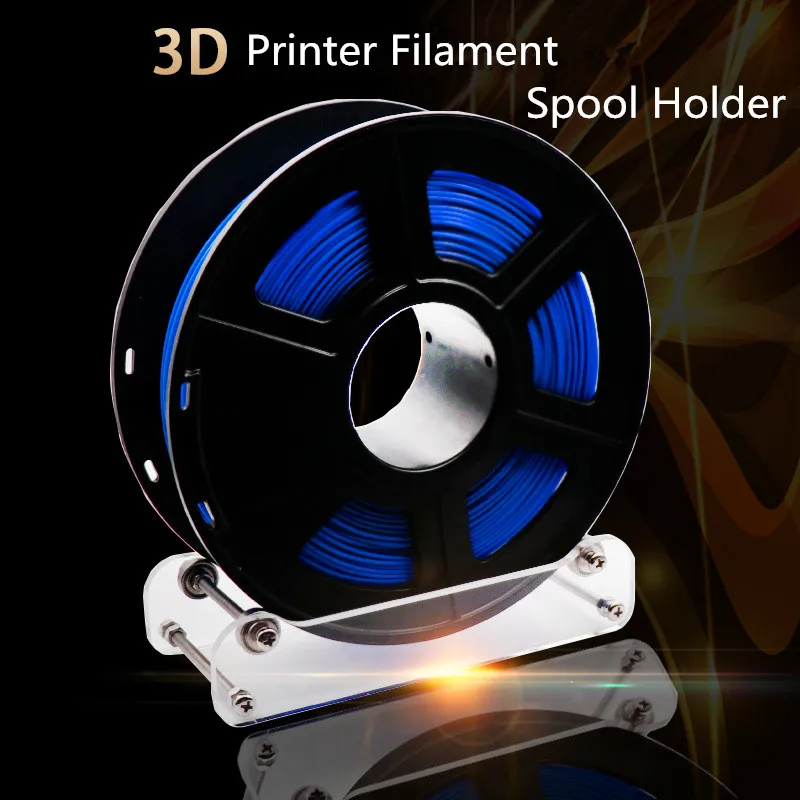 Tabletop Žarilno Spool Imetnik Material Police Dobave Osnovnih Sedež Za ABS PLA 3D Tiskanje Materiala Rack Pladenj Črno Transparentno