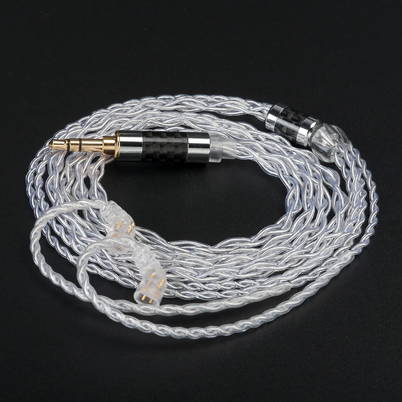AK Yinyoo 4 Core Silver Plated Kabel 2.5/3.5/4.4 mm Uravnoteženo Kabel Z 2 pin samo za BLON BL-03 BL 03 BLON BL-05 BL 05