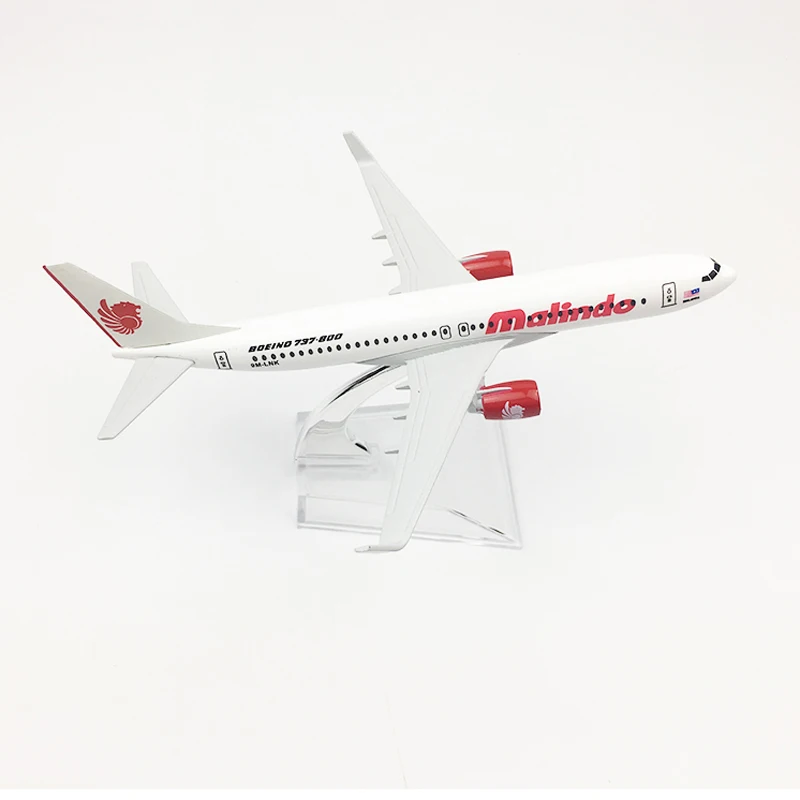 Brezplačna dostava malindo Airlines model letala Boeing 737 letalo 16 CM Kovinske zlitine diecast 1:400 letalo model igrača za childre