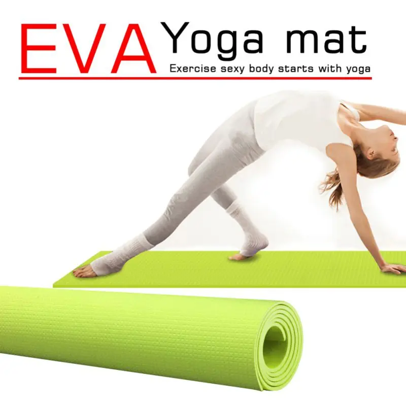 Barvita Udoben EVA Fitnes Mat Non-Slip Joga Pilat Pad 173*55 cm